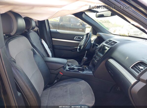 1FM5K8D80HGE07541 2017 FORD EXPLORER Black Widok wnętrza z przodu