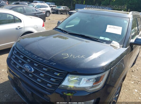 1FM5K8D80HGE07541 2017 FORD EXPLORER Black Widok z tyłu