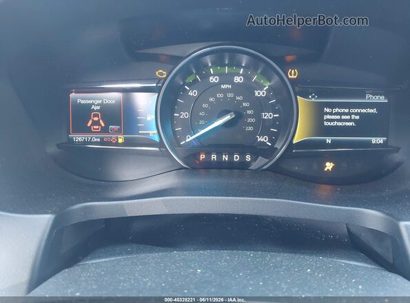 1FM5K8D80HGE07541 2017 FORD EXPLORER Black Widok tylnych siedzeń