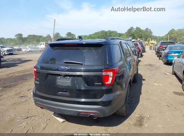 1FM5K8D80HGE07541 2017 FORD EXPLORER Black 