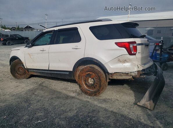 1FM5K8D80JGA33034 2018 FORD EXPLORER White Հետևի ձախ