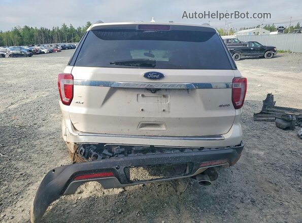 1FM5K8D80JGA33034 2018 FORD EXPLORER White Հետևի տեսք