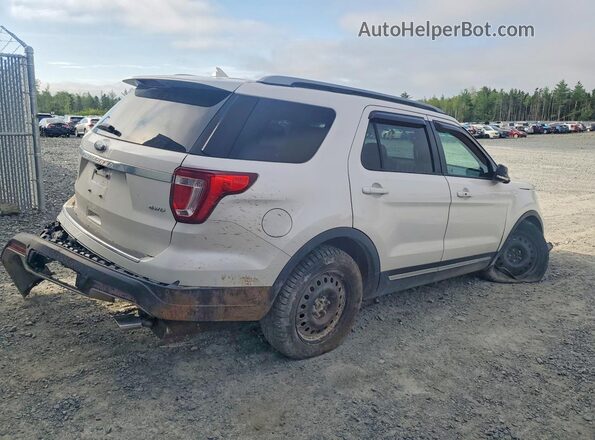 1FM5K8D80JGA33034 2018 FORD EXPLORER White Հետևի աջ