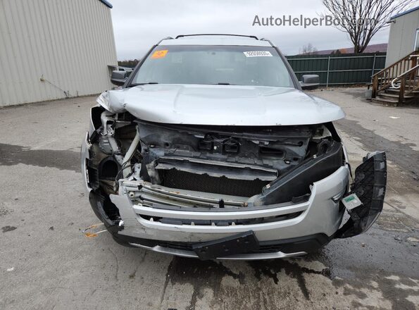 1FM5K8D80JGA56829 2018 FORD EXPLORER Silver წინა ხედი