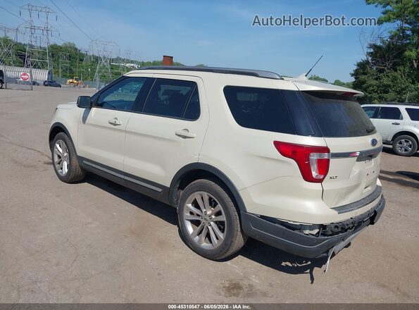 1FM5K8D80JGA65384 2018 FORD EXPLORER Tan Trasero izquierdo