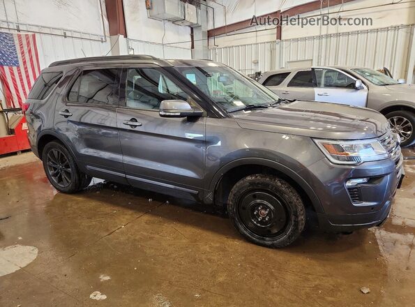 1FM5K8D80JGC39762 2018 FORD EXPLORER Gray 