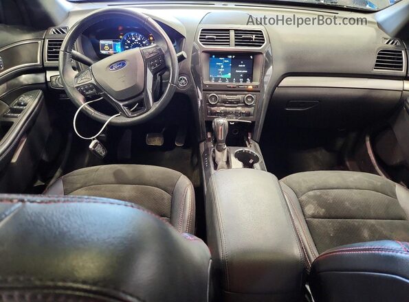 1FM5K8D80JGC39762 2018 FORD EXPLORER Gray 