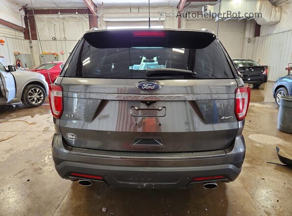 1FM5K8D80JGC39762 2018 FORD EXPLORER Gray 