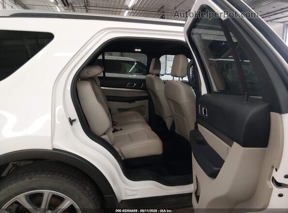 1FM5K8D80JGC78450 2018 FORD EXPLORER White VIN sticker view