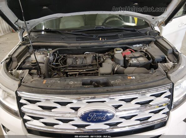 1FM5K8D80JGC78450 2018 FORD EXPLORER White Rear view
