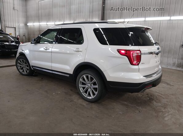 1FM5K8D80JGC78450 2018 FORD EXPLORER White Rear left