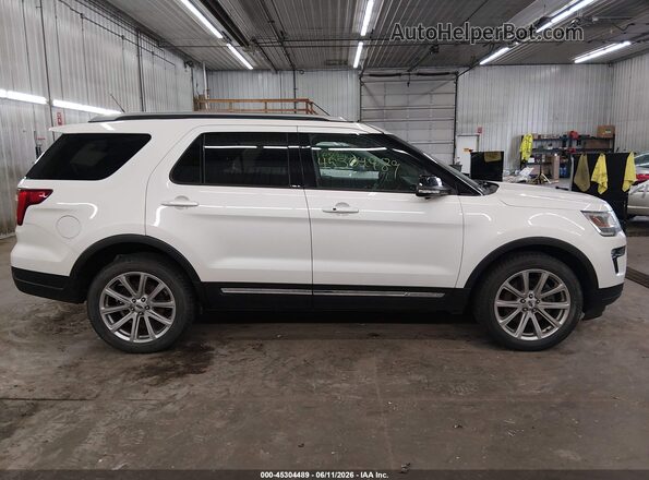 1FM5K8D80JGC78450 2018 FORD EXPLORER White 360 interior view