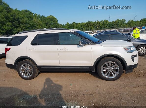 1FM5K8D80KGA74958 2019 FORD EXPLORER Белый Вид задней части салона