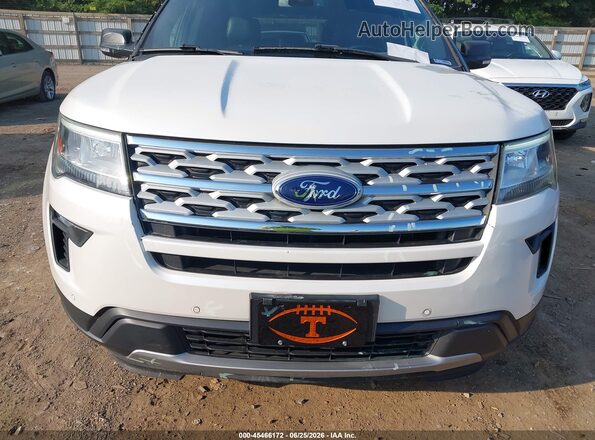 1FM5K8D80KGA74958 2019 FORD EXPLORER Белый Вид спереди