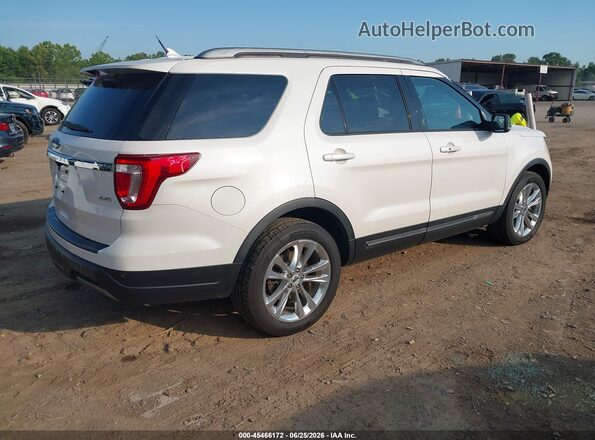 1FM5K8D80KGA74958 2019 FORD EXPLORER Белый Задняя правая четверть