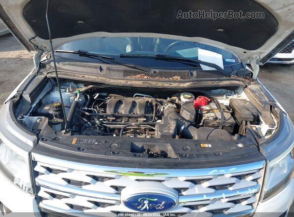 1FM5K8D80KGA74958 2019 FORD EXPLORER Белый Вид сзади