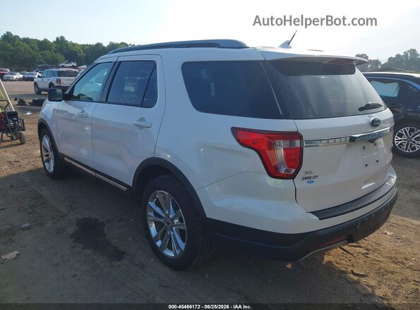 1FM5K8D80KGA74958 2019 FORD EXPLORER Белый Задняя левая четверть