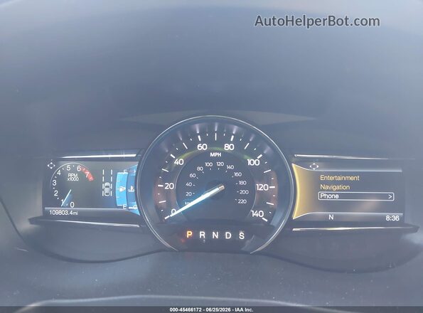 1FM5K8D80KGA74958 2019 FORD EXPLORER Белый Вид задних сидений