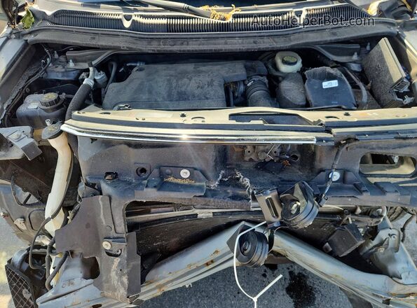 1FM5K8D81GGA49526 2016 FORD EXPLORER Green Vista del compartimento del motor