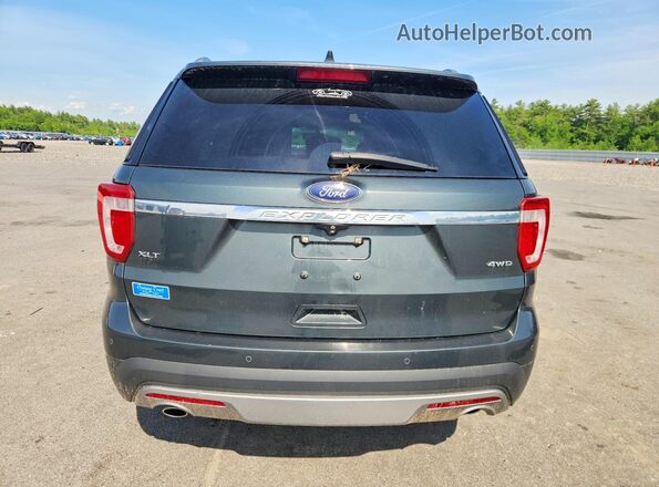 1FM5K8D81GGA49526 2016 FORD EXPLORER Green Vista trasera