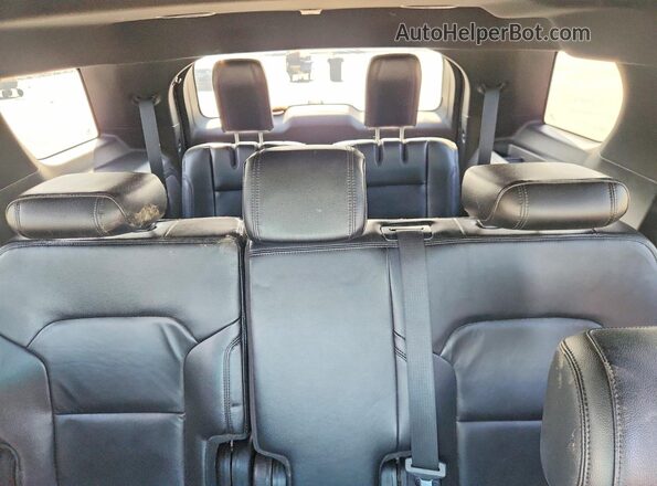 1FM5K8D81GGA49526 2016 FORD EXPLORER Green Vista de los asientos traseros