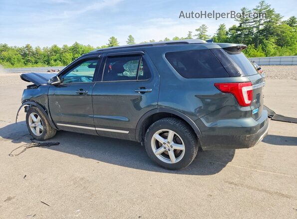1FM5K8D81GGA49526 2016 FORD EXPLORER Green Trasero izquierdo