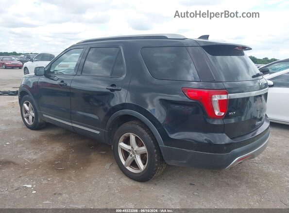 1FM5K8D81GGC23448 2016 FORD EXPLORER Black Հետևի ձախ