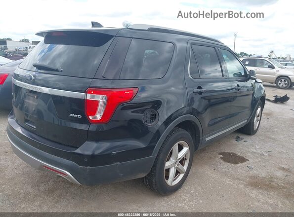 1FM5K8D81GGC23448 2016 FORD EXPLORER Black Հետևի աջ