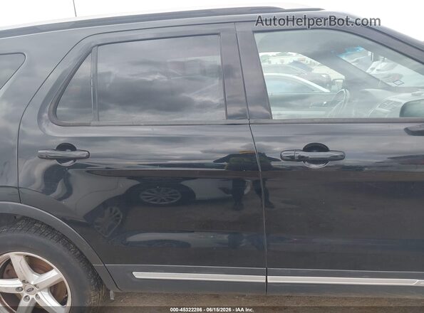 1FM5K8D81GGC23448 2016 FORD EXPLORER Black Սալոնի հետևի տեսք