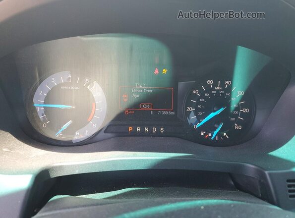 1FM5K8D81GGC60192 2016 FORD EXPLORER Белый Вид щитка приборов