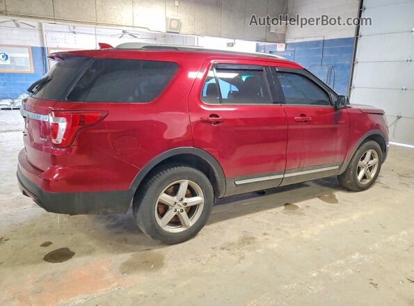 1FM5K8D81HGA06404 2017 FORD EXPLORER Красный Задняя правая четверть