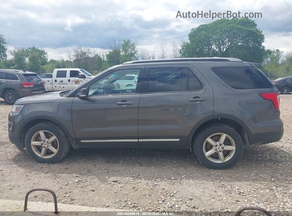 1FM5K8D81HGA56428 2017 FORD EXPLORER Gray Панорамний вид салону 360°