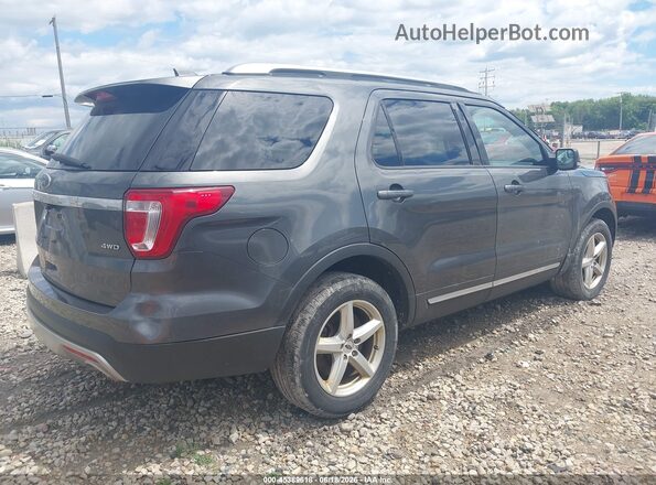1FM5K8D81HGA56428 2017 FORD EXPLORER Gray Задня права чверть