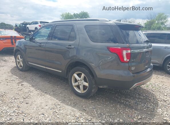 1FM5K8D81HGA56428 2017 FORD EXPLORER Gray Задня ліва чверть
