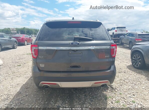 1FM5K8D81HGA56428 2017 FORD EXPLORER Gray 