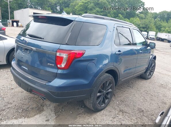 1FM5K8D81JGC79512 2018 FORD EXPLORER Blue Tył prawy