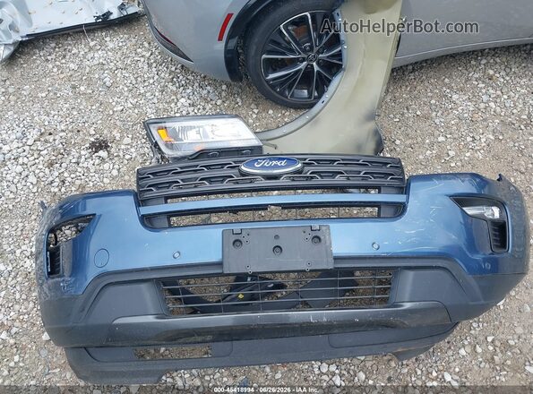 1FM5K8D81JGC79512 2018 FORD EXPLORER Blue Widok zestawu wskaźników