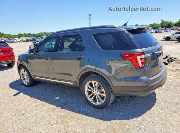 1FM5K8D81KGA01761 2019 FORD EXPLORER Gray Trasero izquierdo