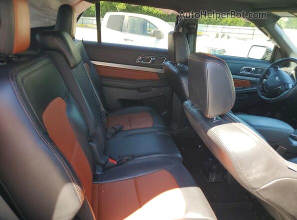 1FM5K8D81KGA01761 2019 FORD EXPLORER Gray Vista interior trasera