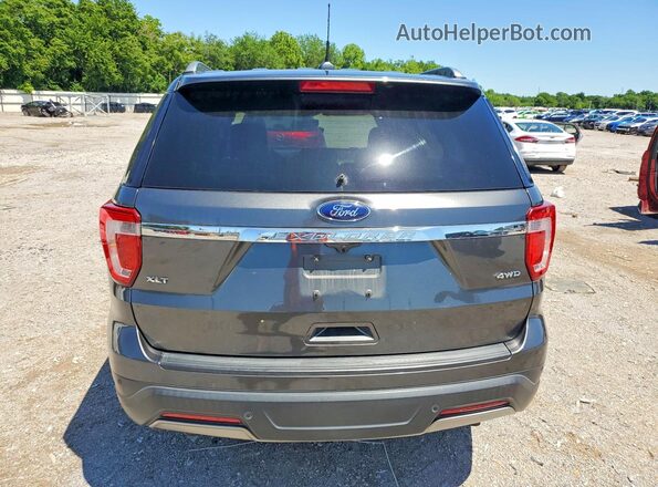 1FM5K8D81KGA01761 2019 FORD EXPLORER Gray Vista trasera