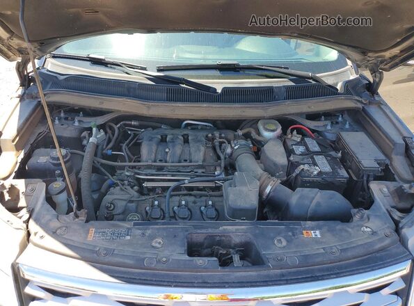 1FM5K8D81KGA01761 2019 FORD EXPLORER Gray Vista del compartimento del motor
