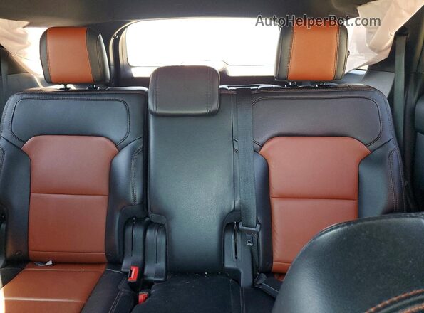 1FM5K8D81KGA01761 2019 FORD EXPLORER Gray Vista de los asientos traseros