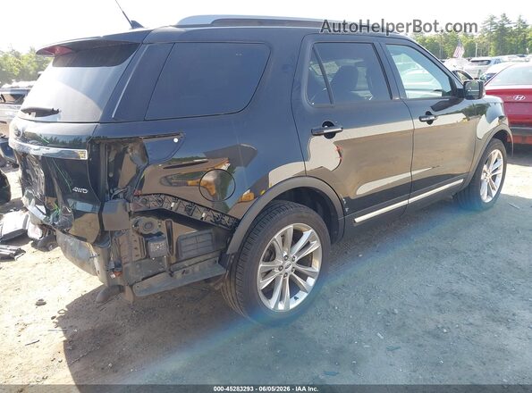 1FM5K8D81KGA26207 2019 FORD EXPLORER Black Задня права чверть