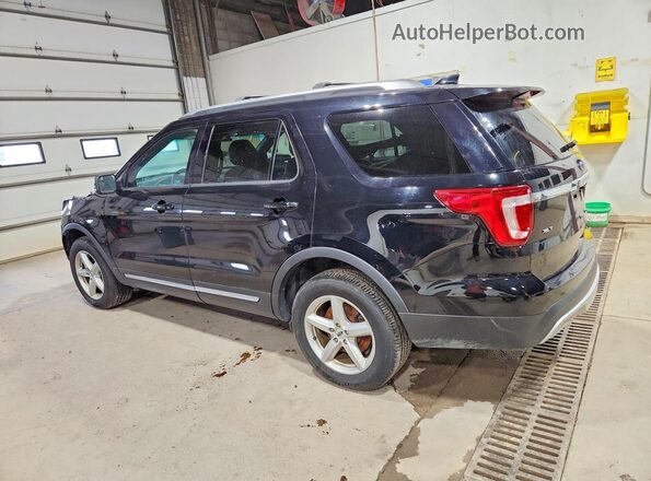 1FM5K8D82GGC48357 2016 FORD EXPLORER Black Հետևի ձախ