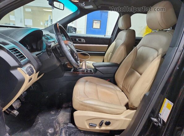 1FM5K8D82GGC48357 2016 FORD EXPLORER Black Սալոնի դիմացի տեսք