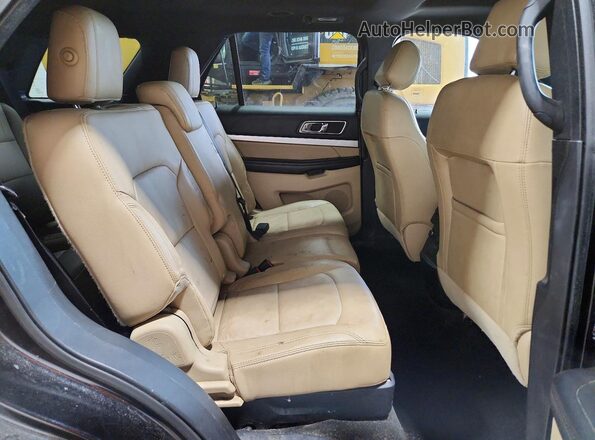 1FM5K8D82GGC48357 2016 FORD EXPLORER Black Սալոնի հետևի տեսք
