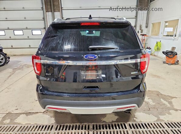 1FM5K8D82GGC48357 2016 FORD EXPLORER Black Հետևի տեսք
