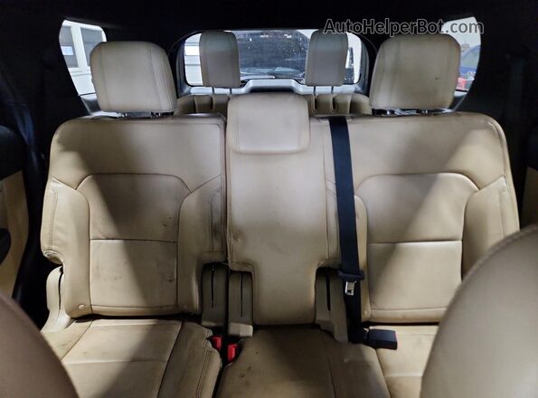 1FM5K8D82GGC48357 2016 FORD EXPLORER Black Հետևի նստատեղերի տեսք