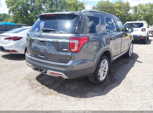 1FM5K8D82GGC55485 2016 FORD EXPLORER Gray Tył prawy