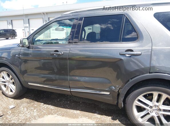 1FM5K8D82GGC55485 2016 FORD EXPLORER Gray Widok wnętrza 360 stopni